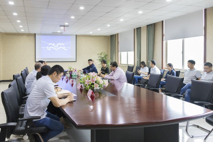 阿法拉伐來我司進(jìn)行第二方審核